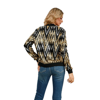 Veste manches longue dorée